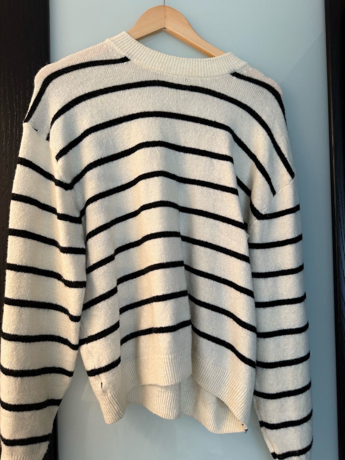 Striped knit sweater