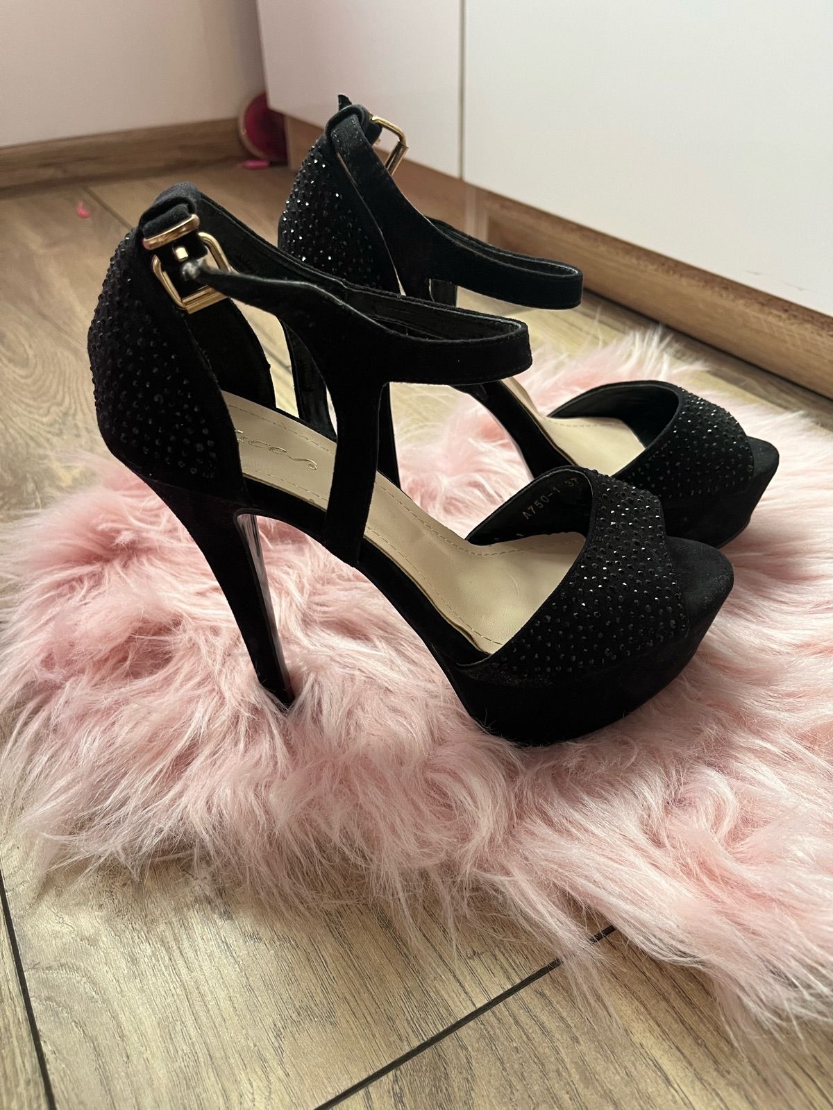 Black high heels