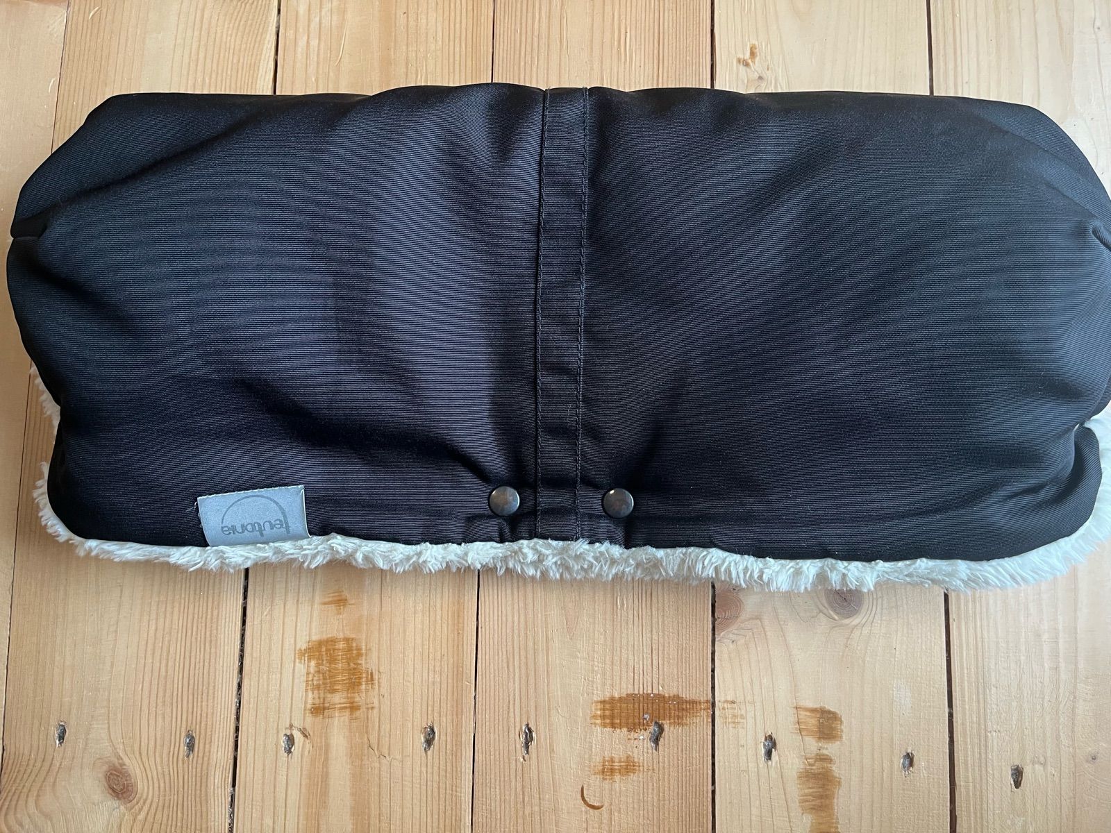 Black stroller handmuff