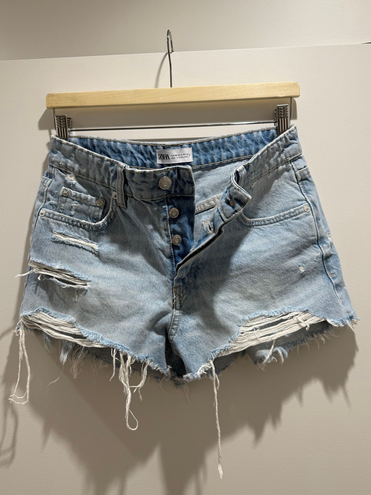 High Waist Denim Shorts