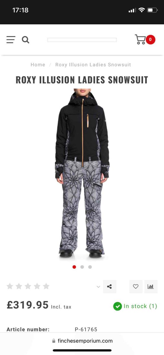 Roxy sales illusion snowsuit