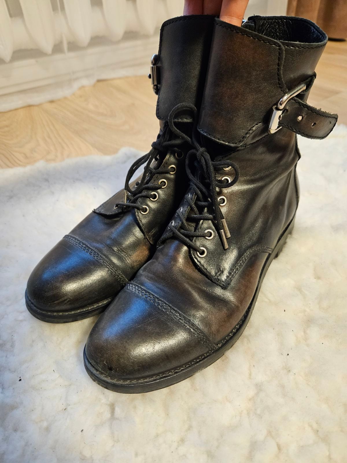 Frye officer cuff on sale boot