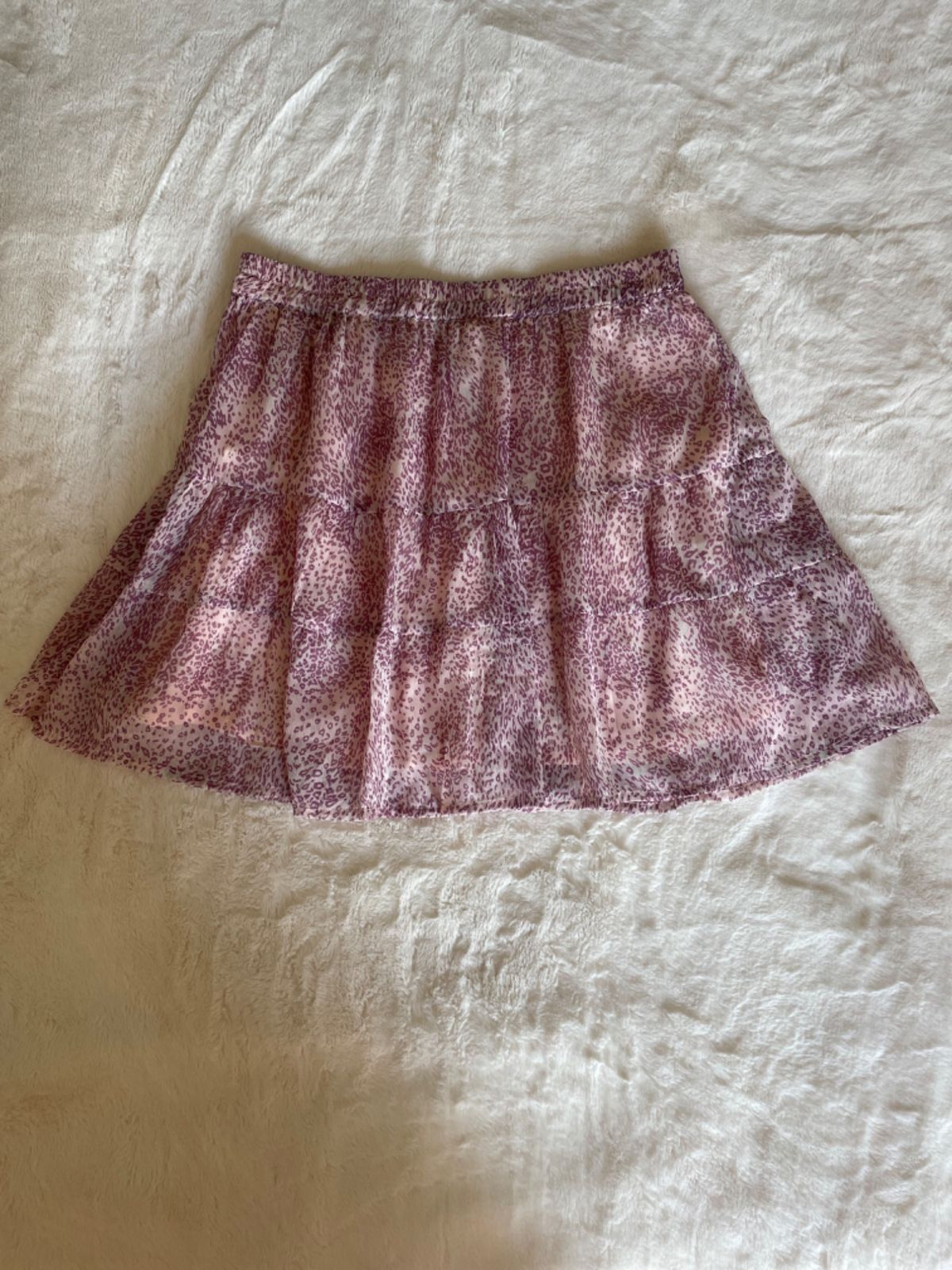 Floral summer skirt neo noir