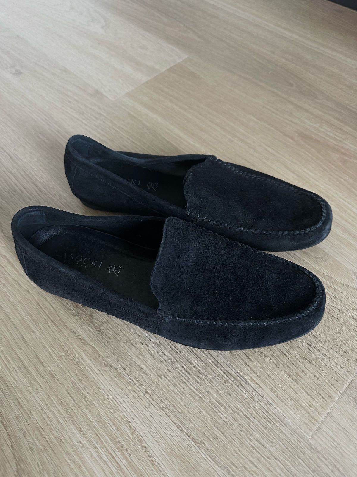 Suede loafers