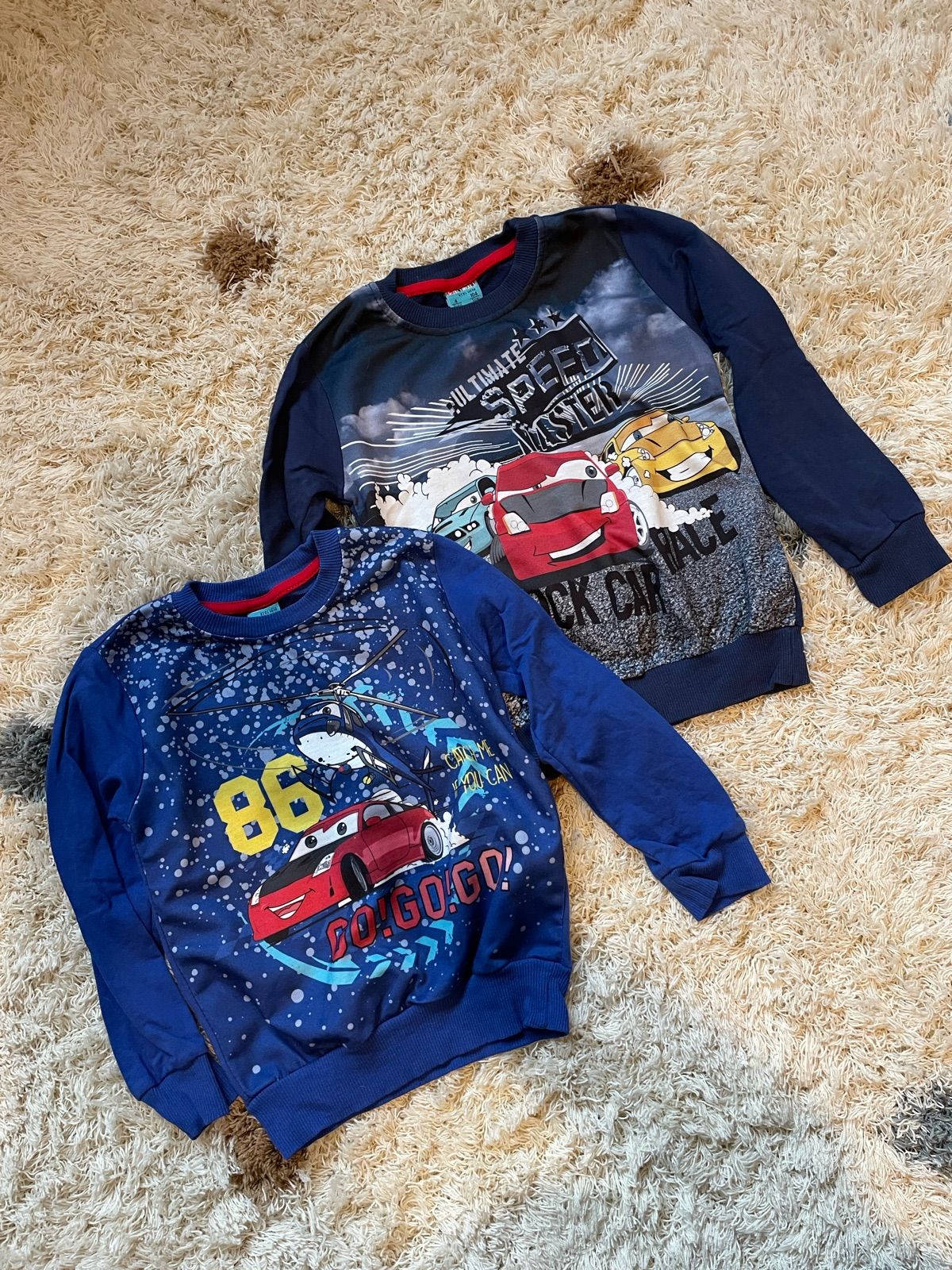 Kids car sweatshirt