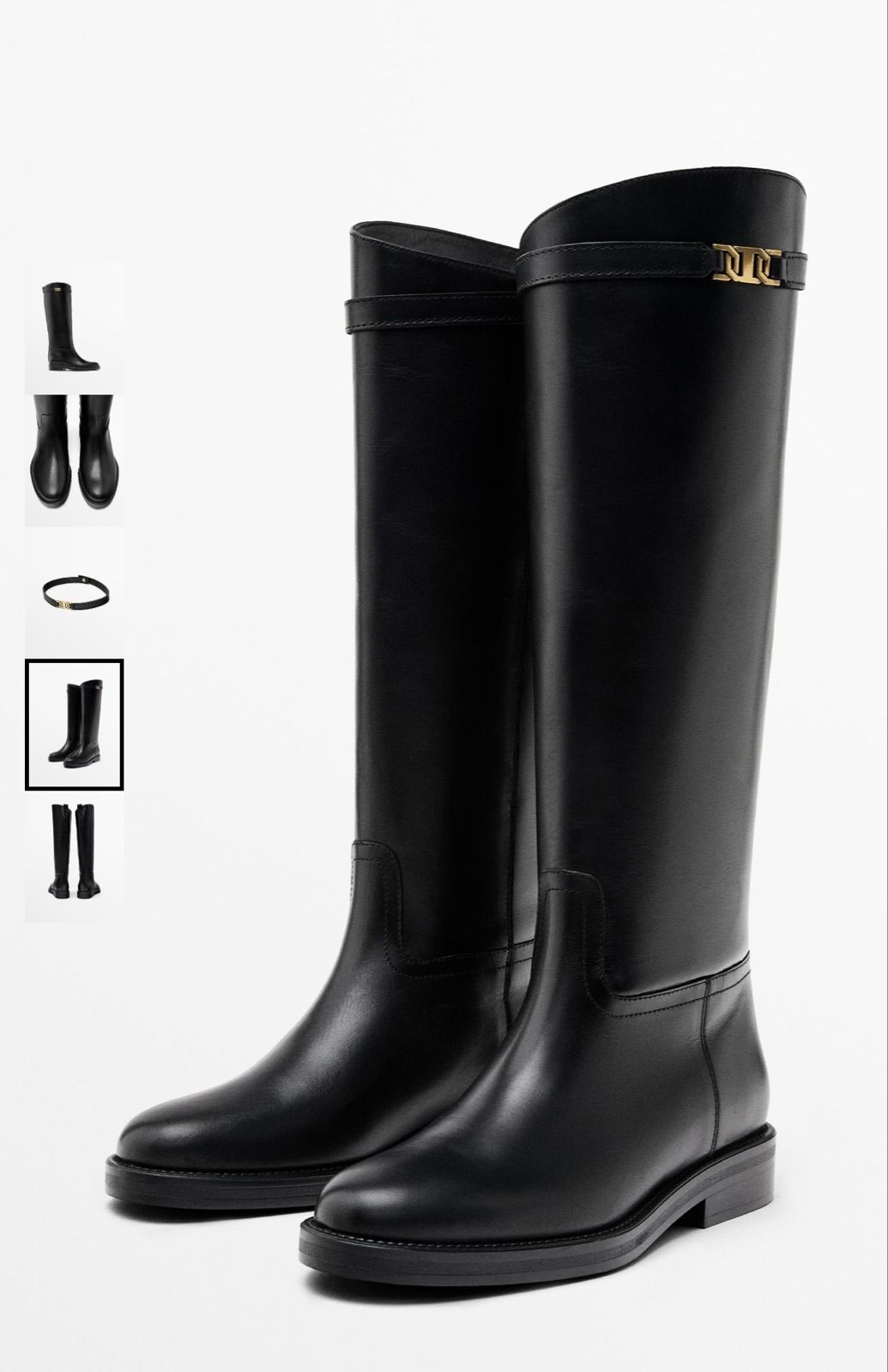 Tall black boots