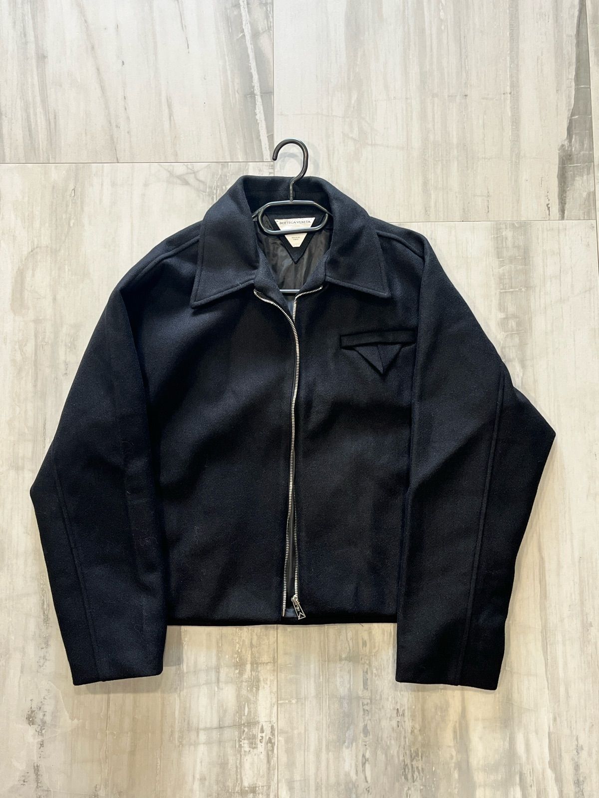 Wool zip jacket