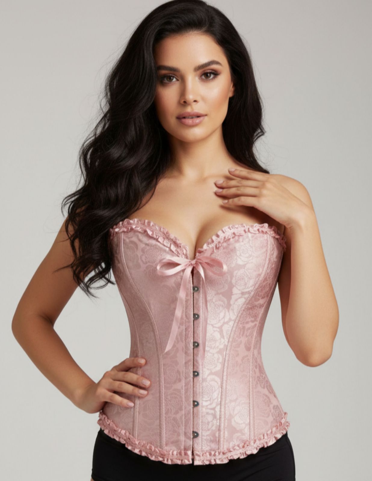 Pink corset