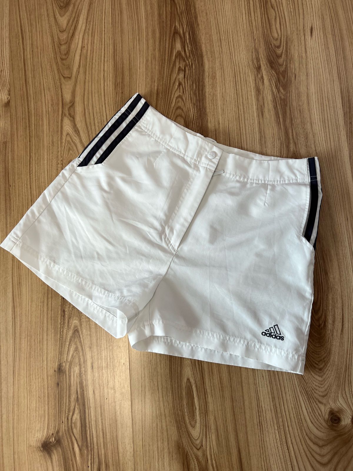 Adidas white shorts