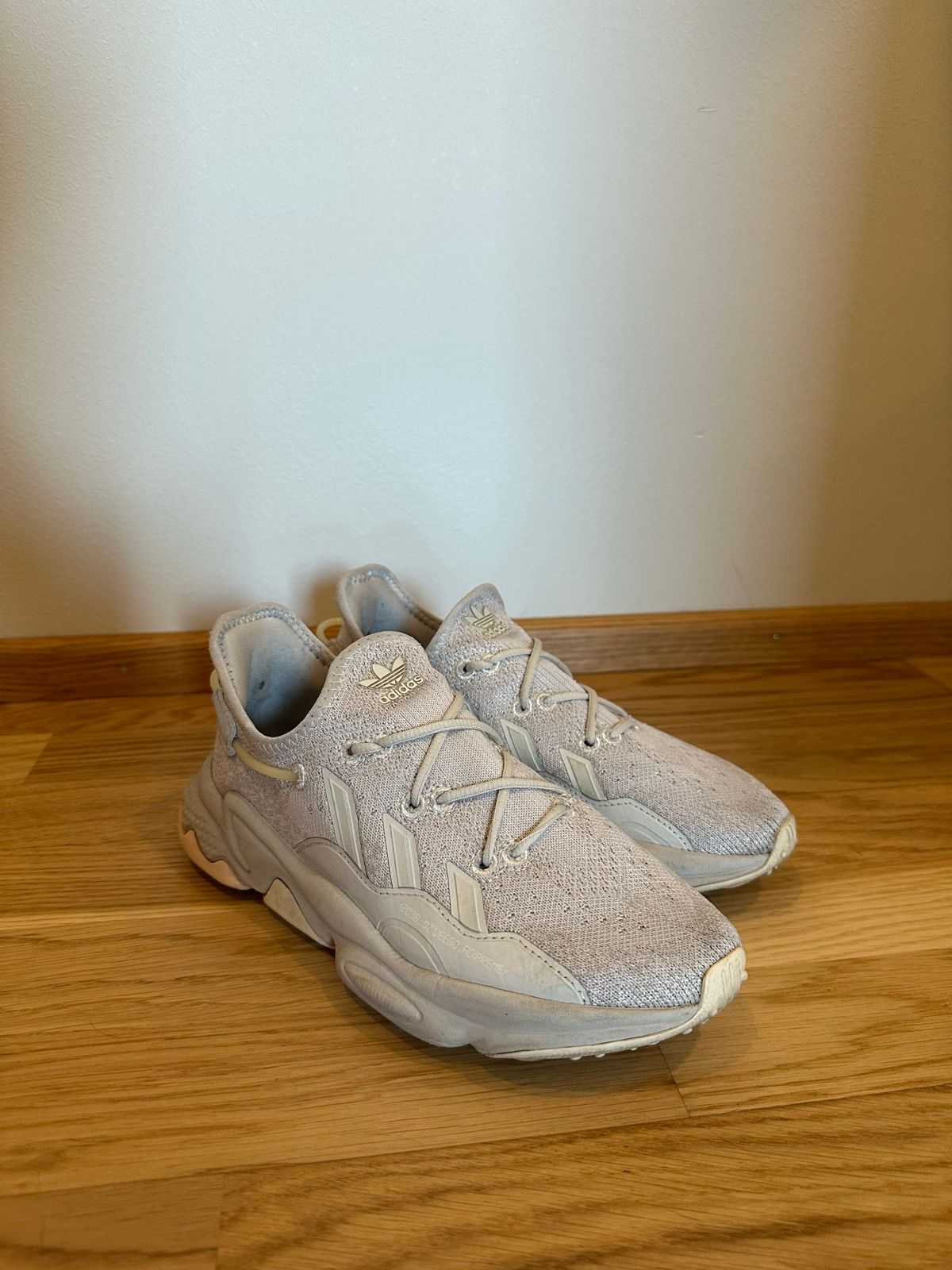 Beige sneakers